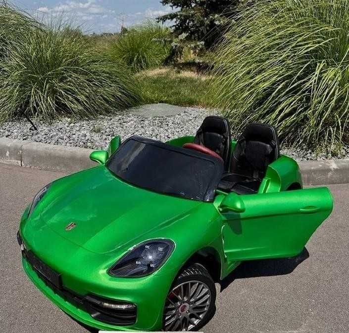 Дитячий електромобіль для двох двомісний Porsche детский электромобиль