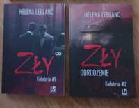 ZŁY i ZŁY. Odrodzenie, Helena Leblanc - 2 tomy, nowe książki/autograf