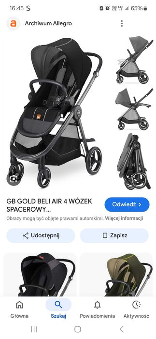 Wozek dzieciecy spacerowy