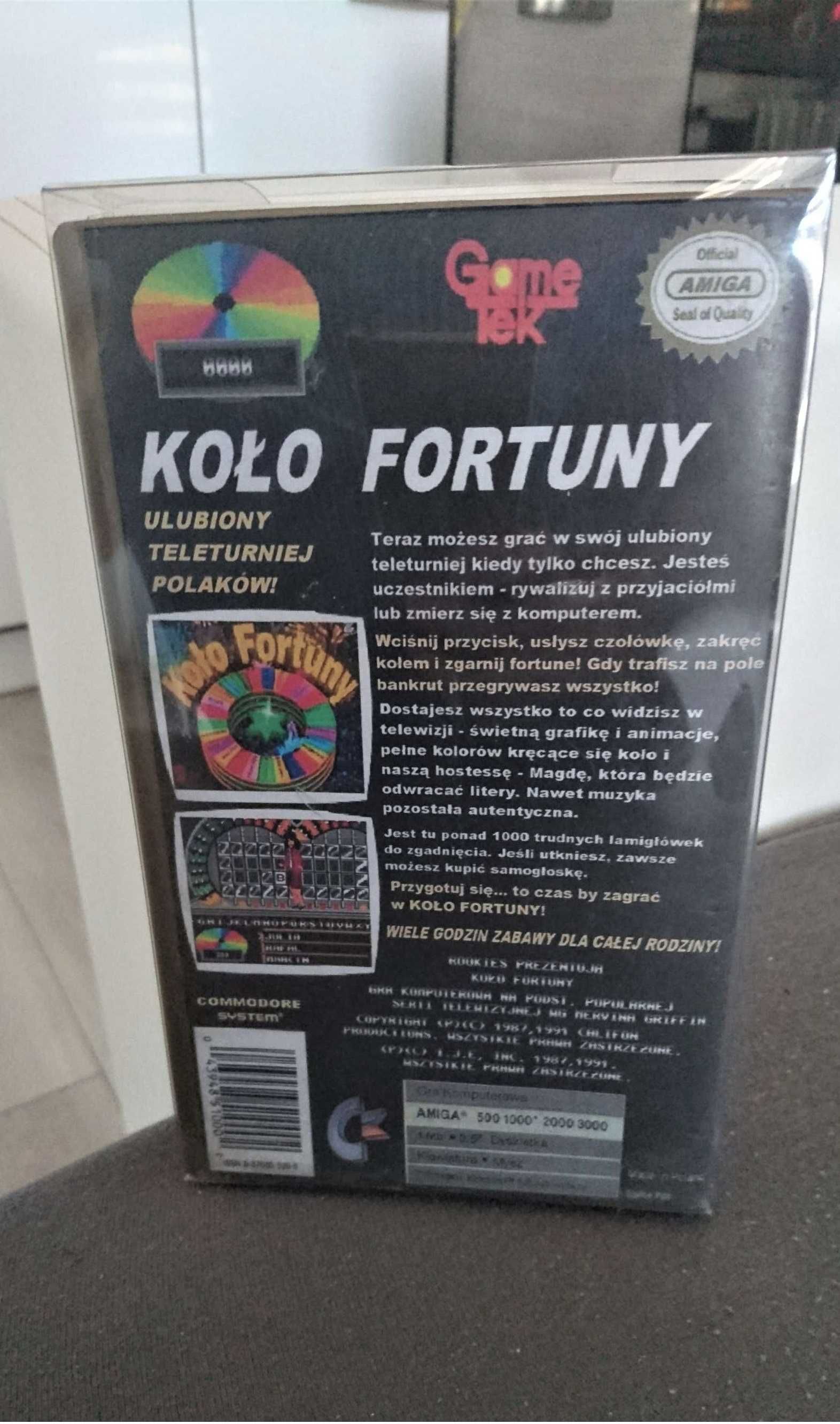 Koło Fortuny - Gry Dyskietki Dla Amiga 500 / 600 / 1200 Pudełko