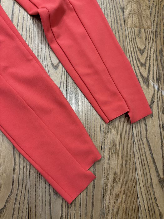 Eleganckie nowe koralowe spodnie Missguided 36 S na komunię chrzest