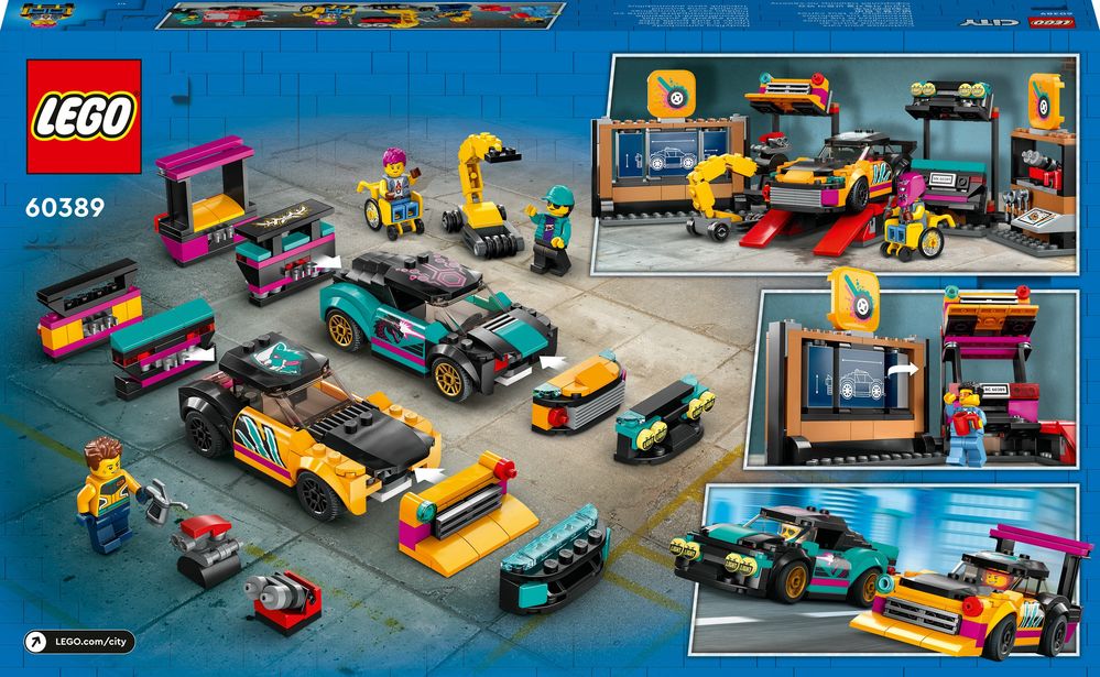 Конструктор LEGO City Тюнінг-ательє (60389) Лего