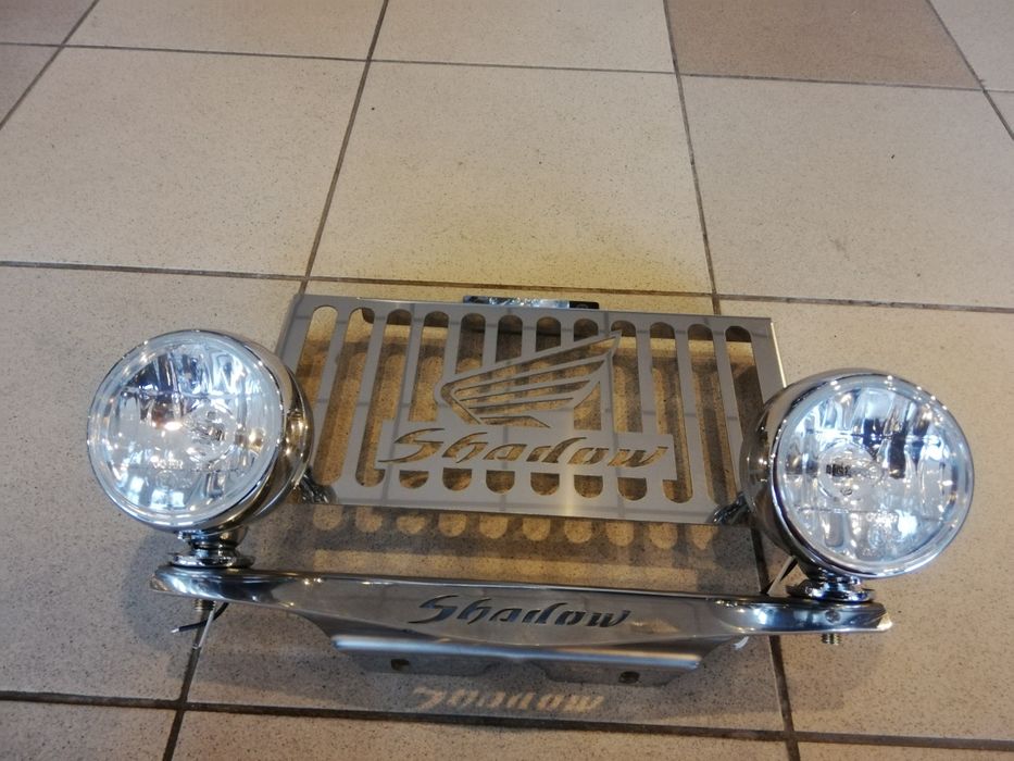 Lightbary lampy plus osłona chłodnicy Honda Shadow 125