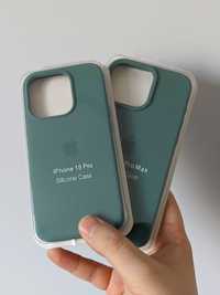 Чохол Green для iPhone 15 Pro Max чехол 15 Pro айфон TPU з яблуком
