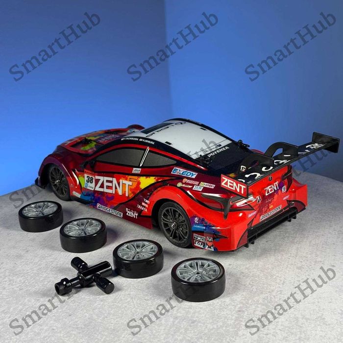 Машинка для дрифта на радиоуправлении Lexus LC500 1:16. Дрифт машинки