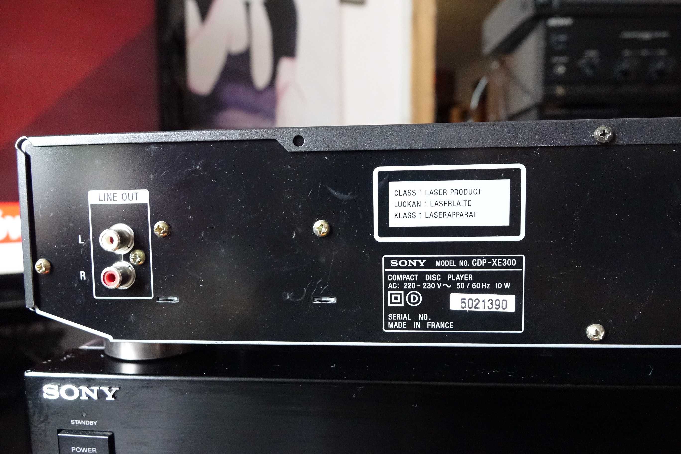 Odtwarzacz płyt CD japońskie SONY CDPXE 300 z pilotem