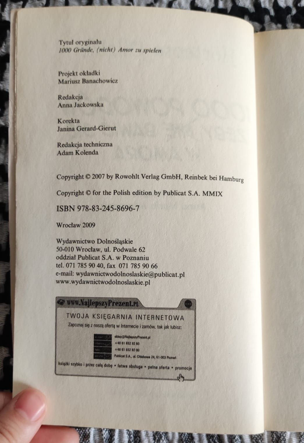 Hortense Ullrich- 1000 powodów żeby nie bawić się w Amora
