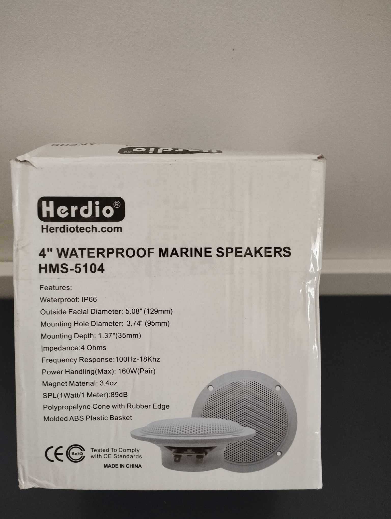 Głośnik HMS-5104 Herdio 160W Bluetooth Biały