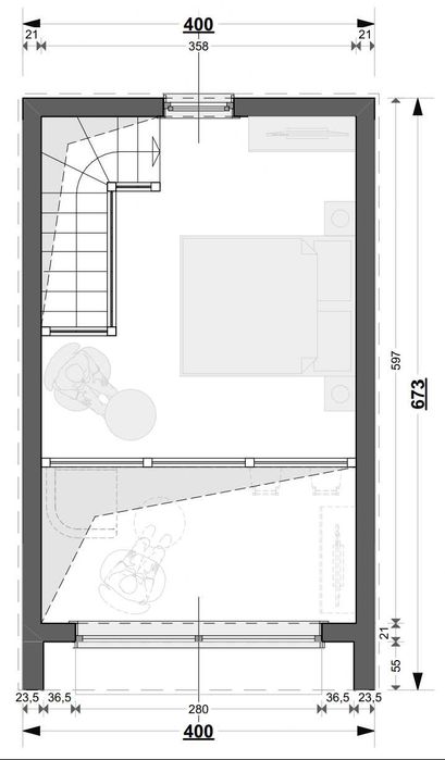 Drewniany domek szkieletowy z antresolą 25 m2- ROD, ośrodek, działka