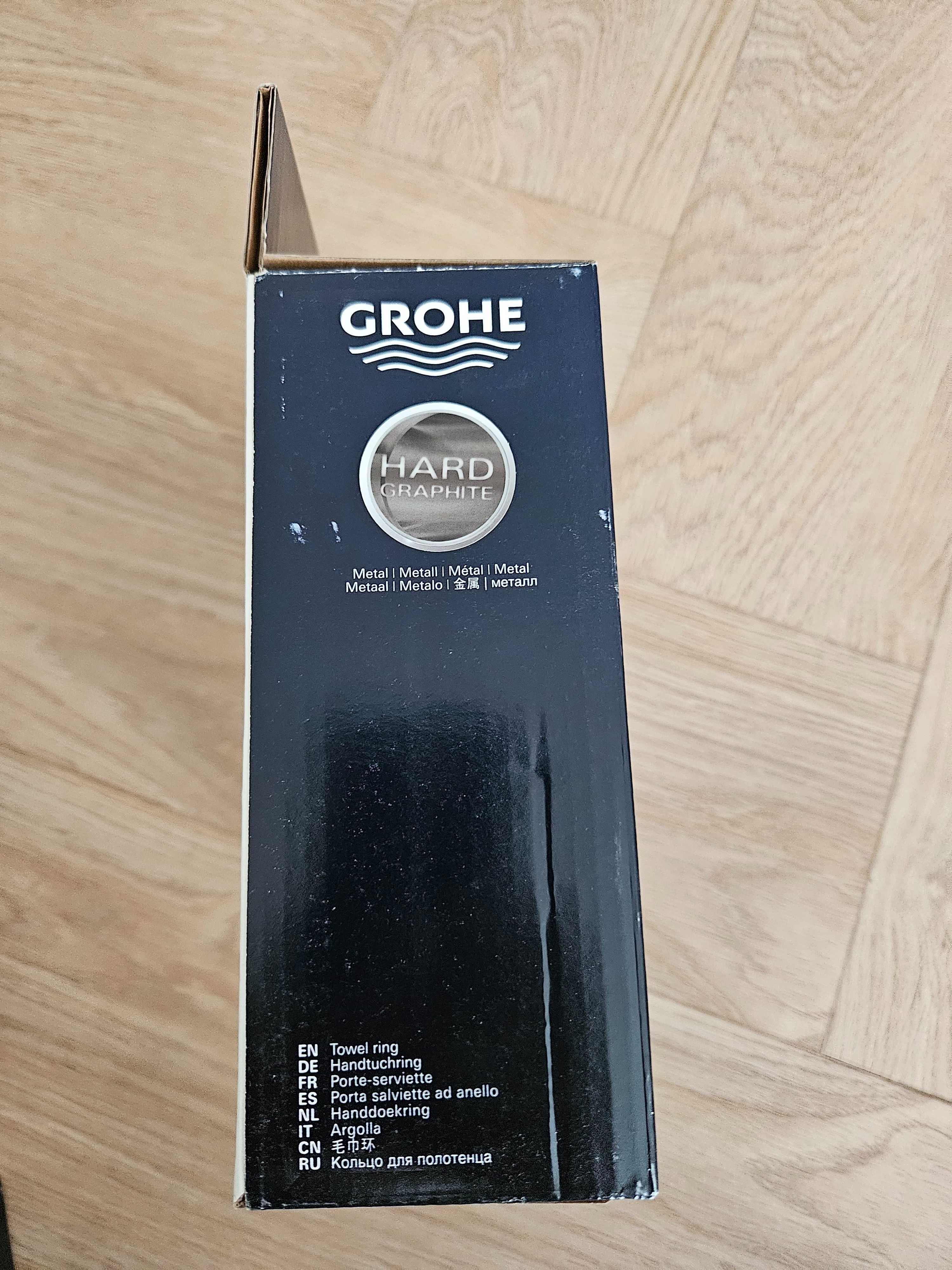 Grohe wieszak na ręcznik hard graphite 40365A01
