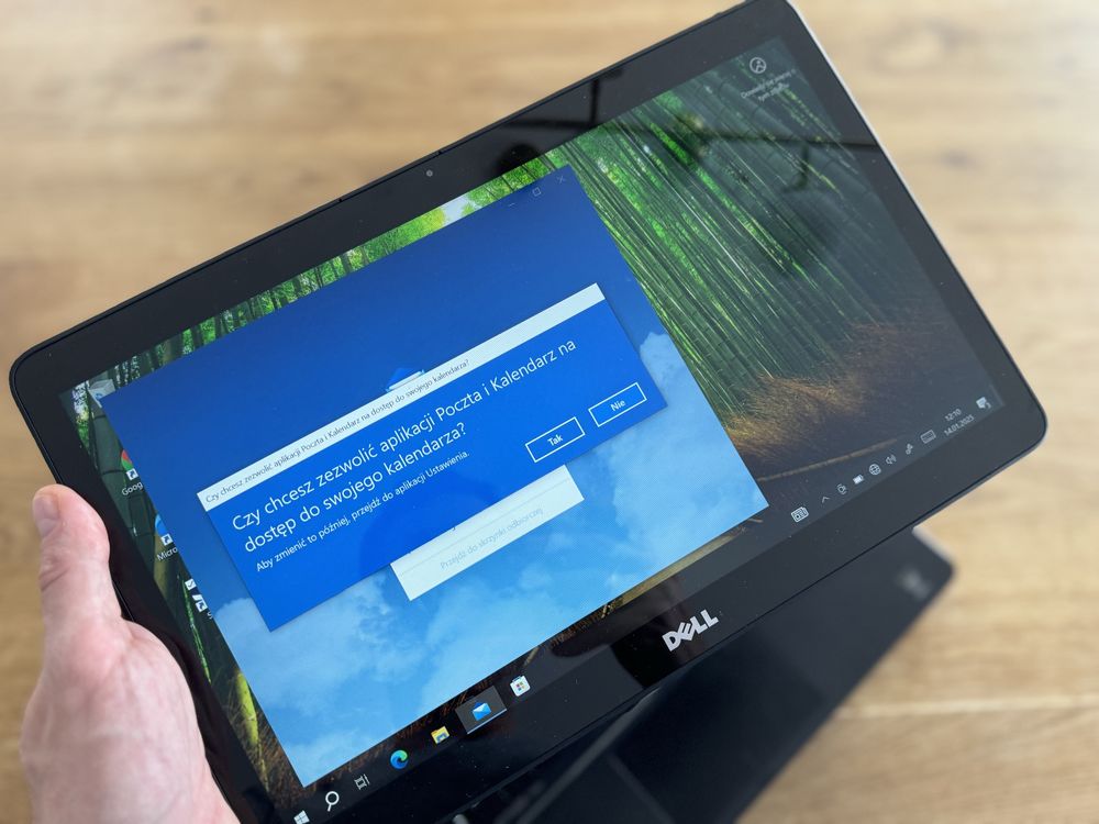 Laptop 2w1 notebook tablet win10 Dell 7350 rewelacja 8gb ram 256 ssd