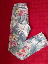 Spodnie w kwiaty Tchibo