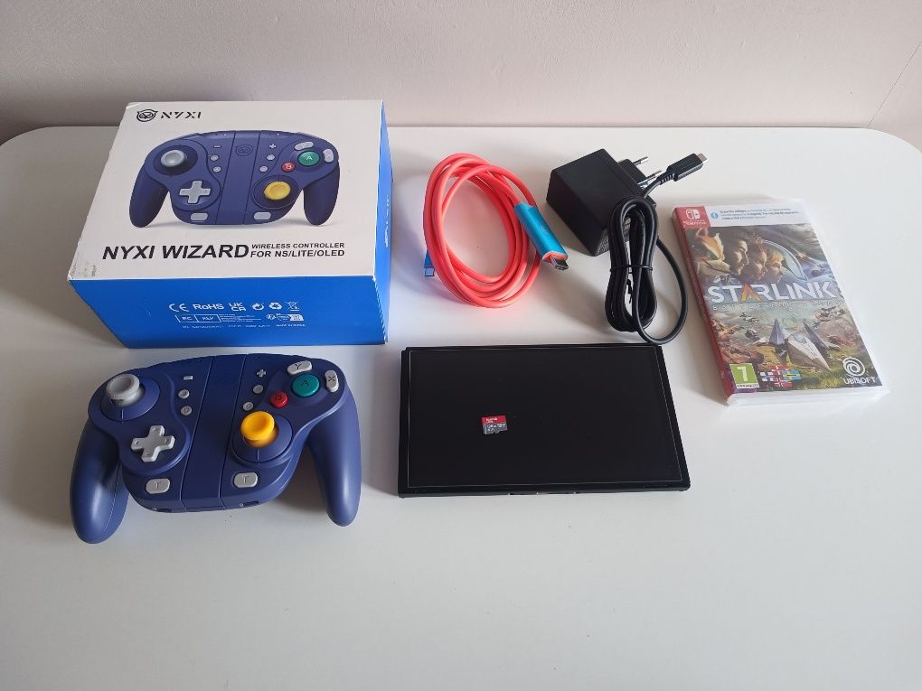 Nintendo Switch Oled Zelda Edition + Nyxi Wizard + dodatki