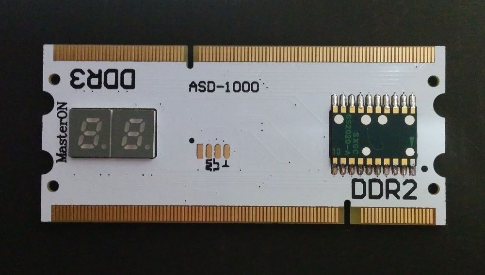 POST карта ASUS DDR2-DDR3 (ASD-1000) для ноутбуків