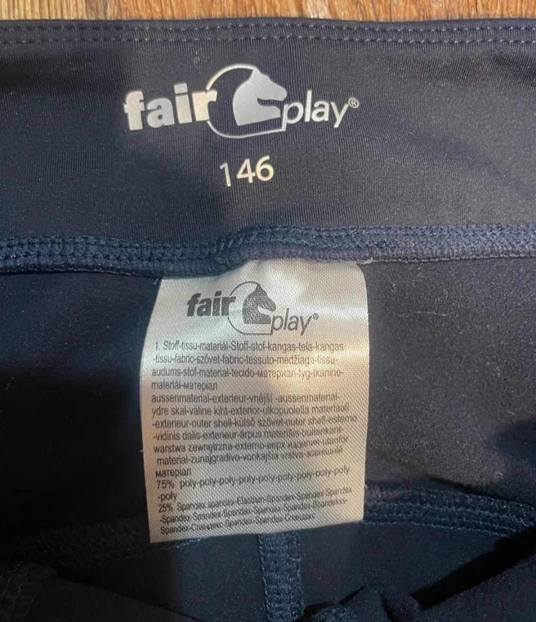 Bregginsy legginsy bryczesy jeździeckie, Fair Play, 146cm