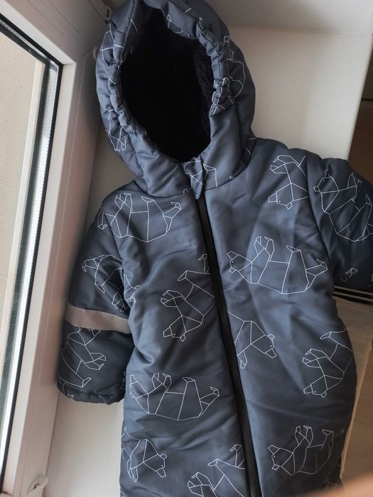 Зимовий комбінезон на хлопчика 80 розмір
