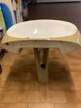 Lavatório com pedestal: novo mas antigo