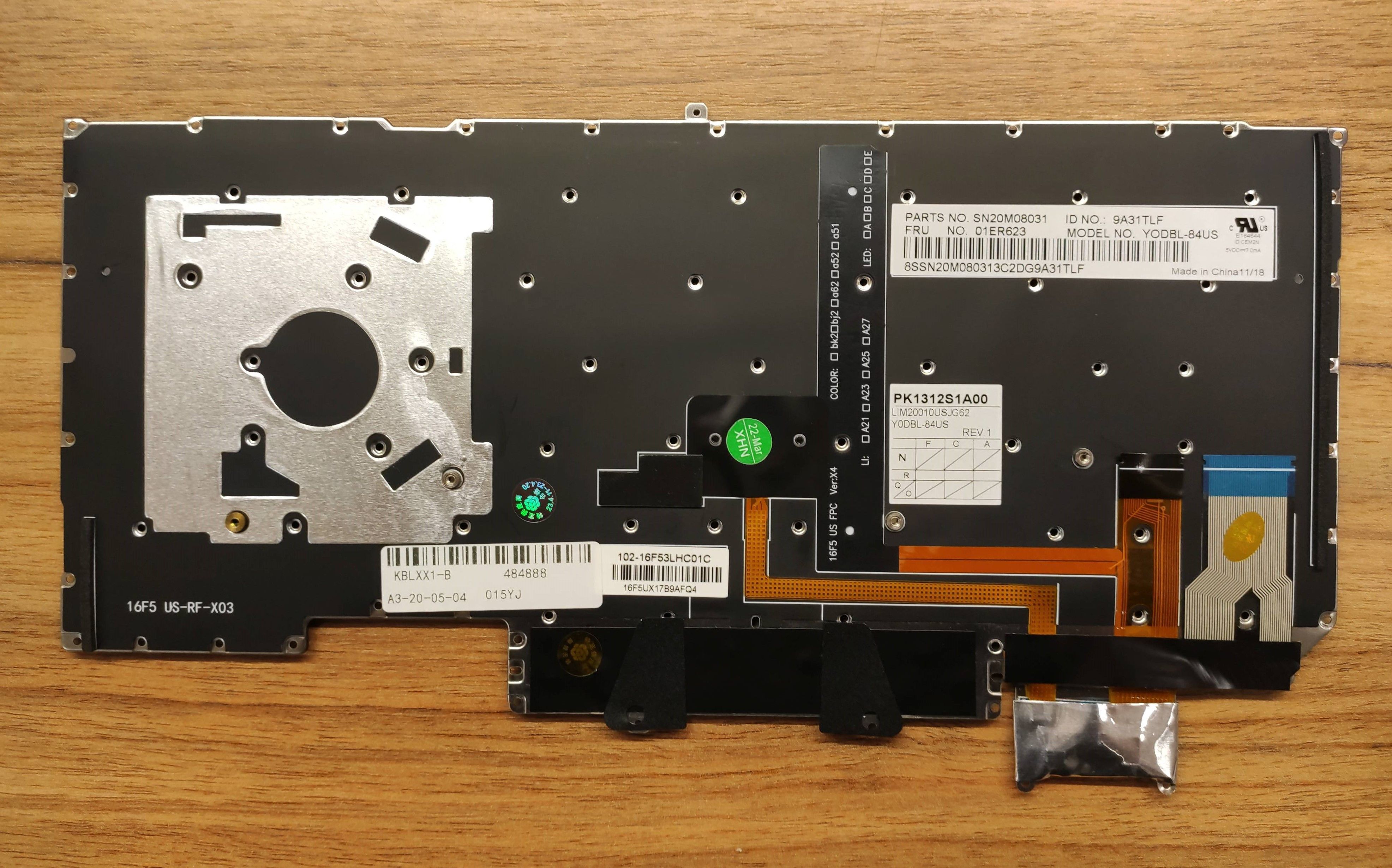 Клавіатура Lenovo x1 carbon gen 5