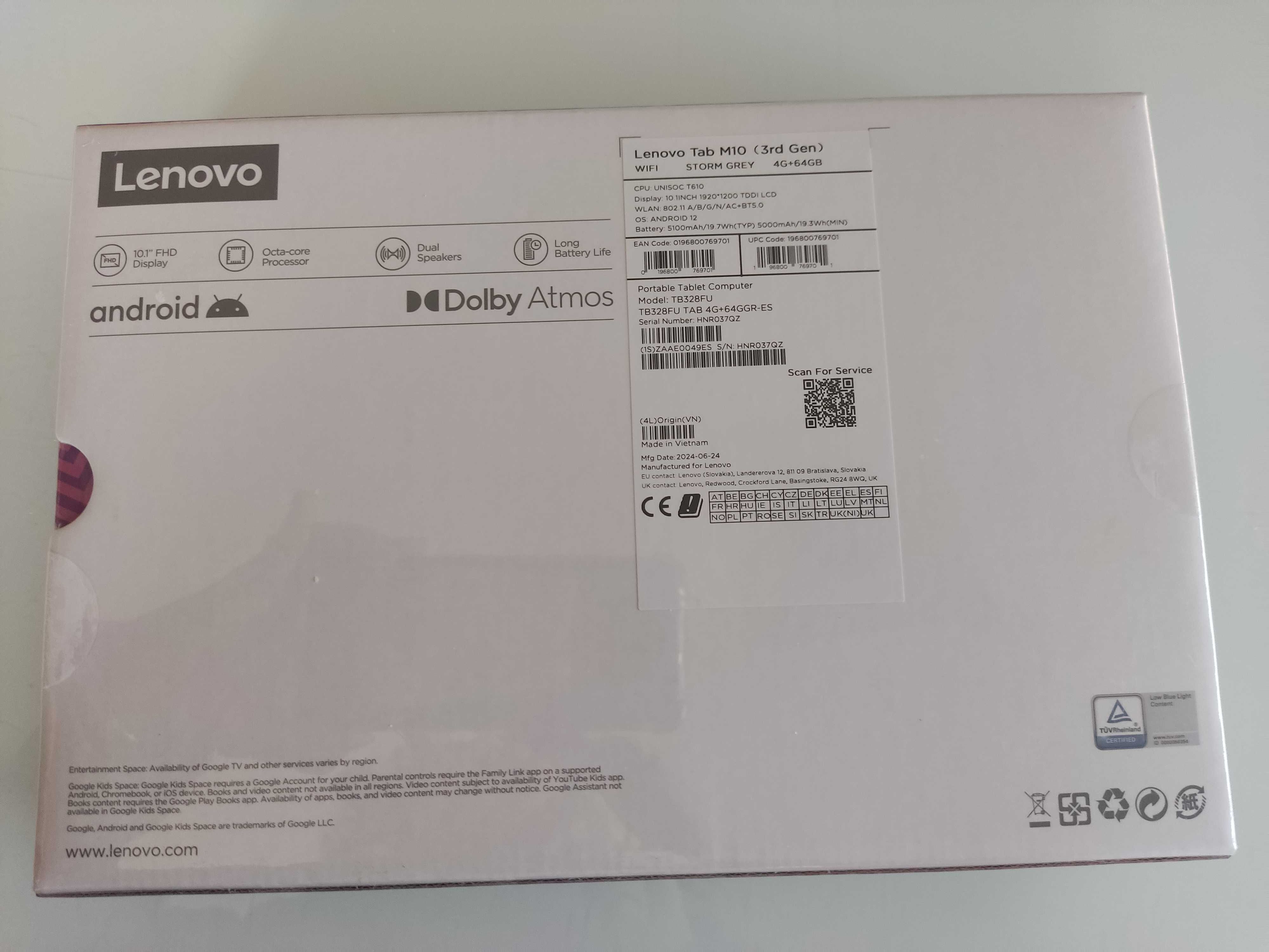 LENOVO M10 3RD GEN 4GB 64GB 10,1"