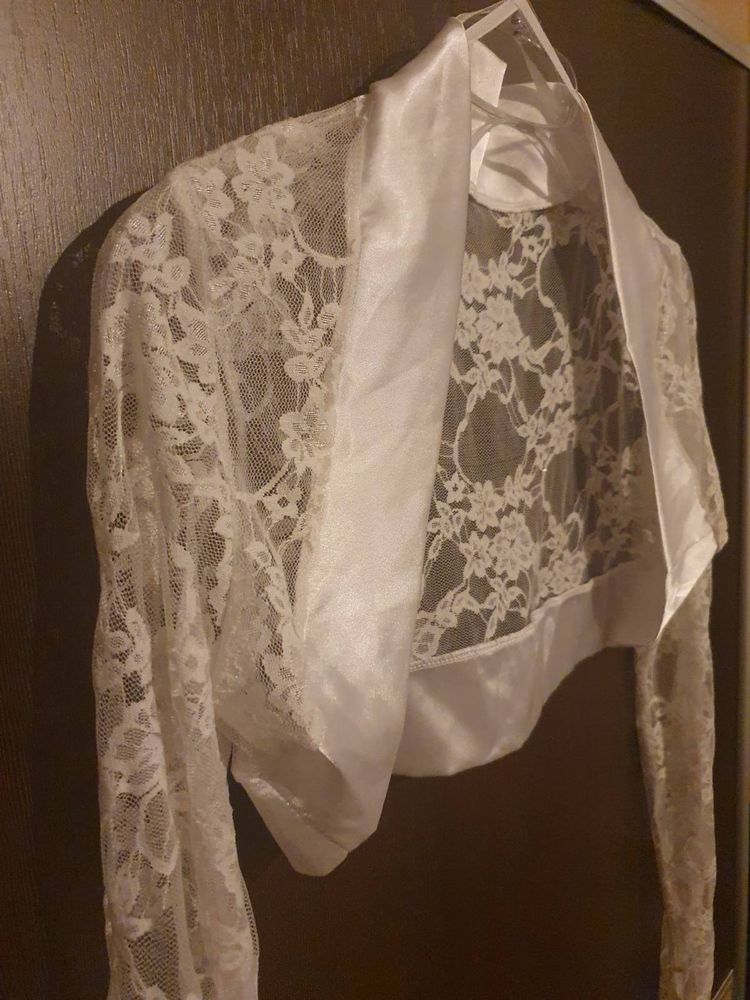 Bolerko białe ecru S/M