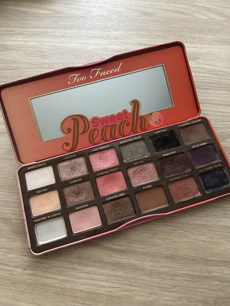 Too Faced Sweet Peach kultowa paleta cieni do powiek oczu