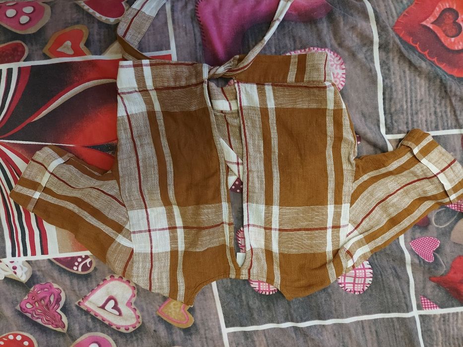 Топ в клеточку  TOPSHOP размер S