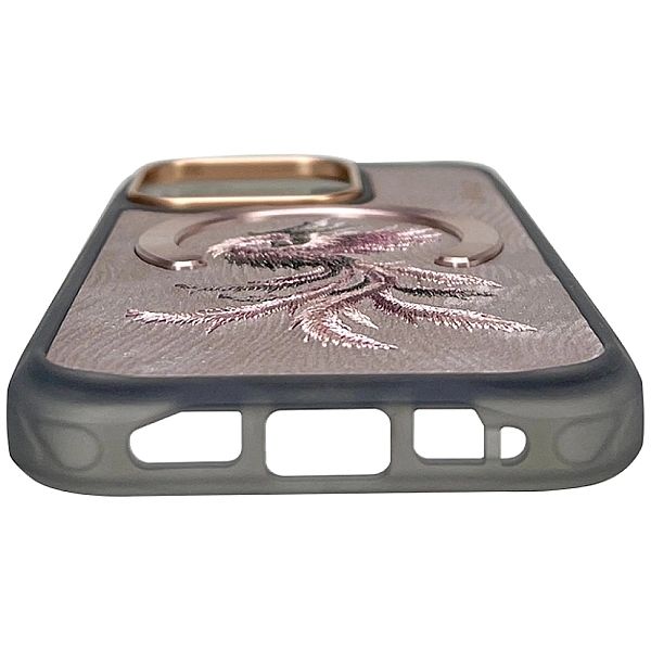 Etui Nimmy Magnetic Fantasy Animal MagSafe na iPhone 16 Pro Max różowo