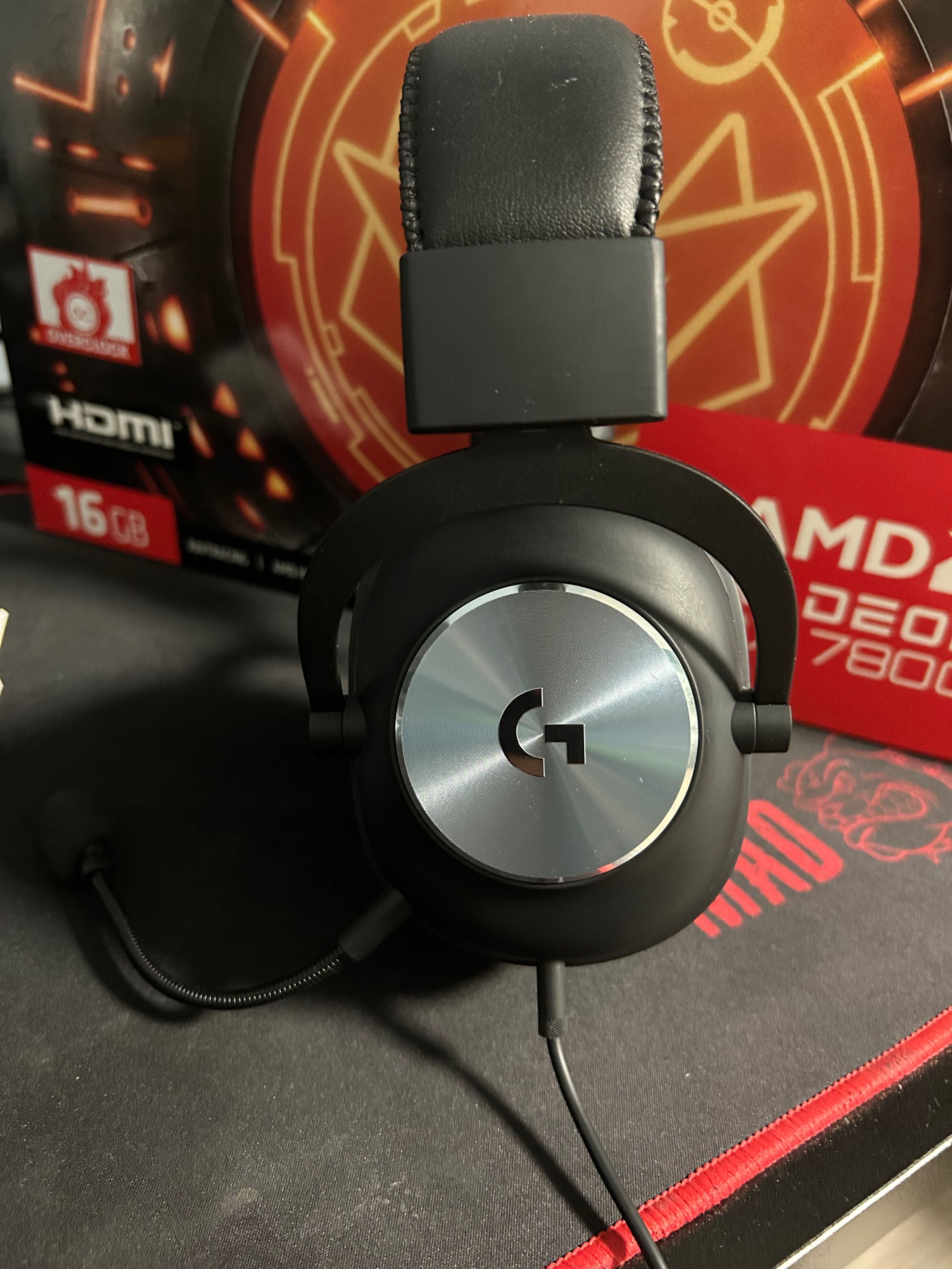 Logitech G Pro X (przewodowe) z mikrofonem – Stan bdb, Plus pudelko