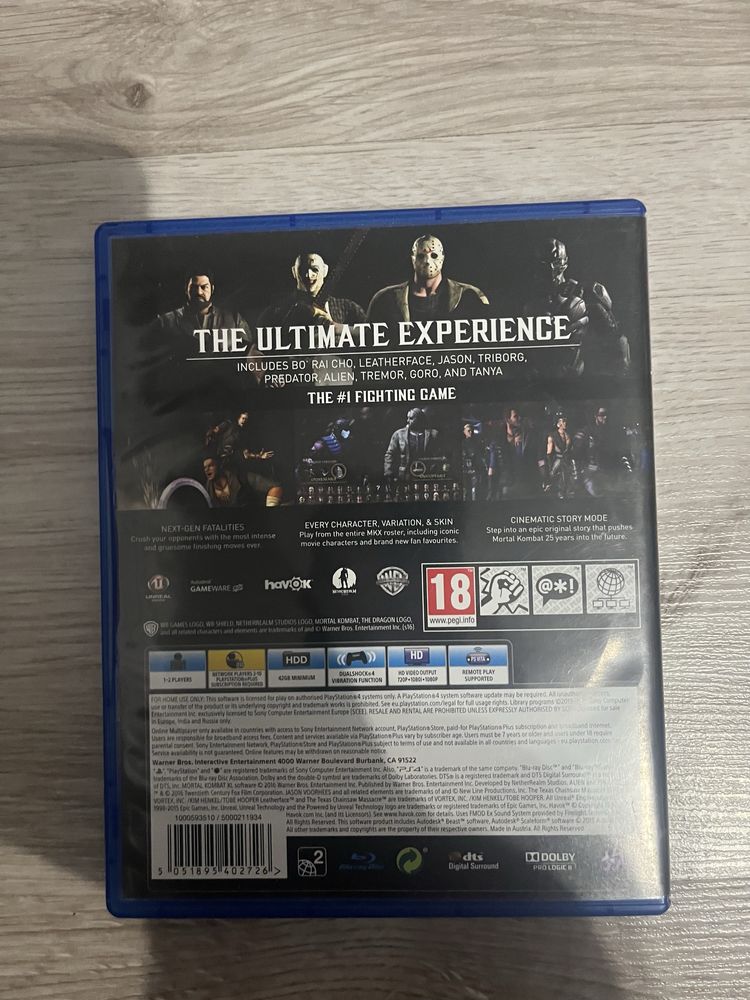 Mortal Kombat XL ps4