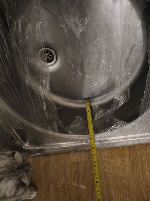 Мийка на кухню накладна 80 на 60