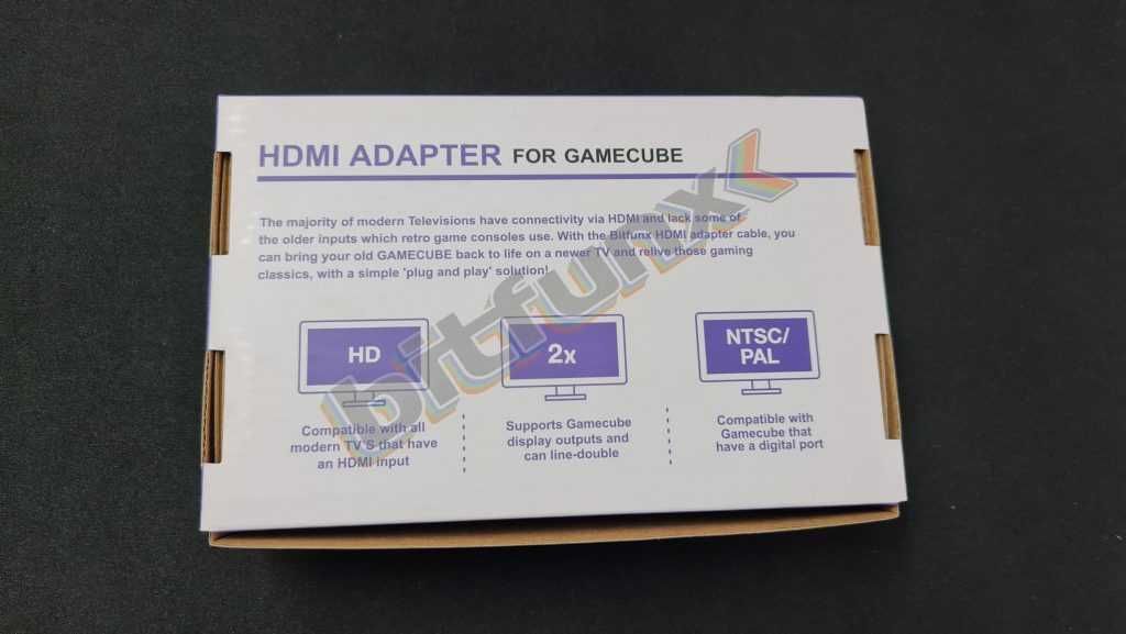 Adaptador HDMI Gamecube Bitfunx - NOVO *Envio Grátis*