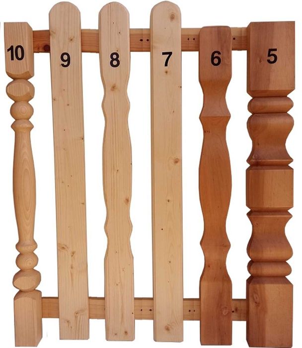 Sztachety olchowe sztacheta frezowana 90cm PRODUCENT