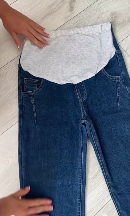 Джинси для вагітних MOM утеплені