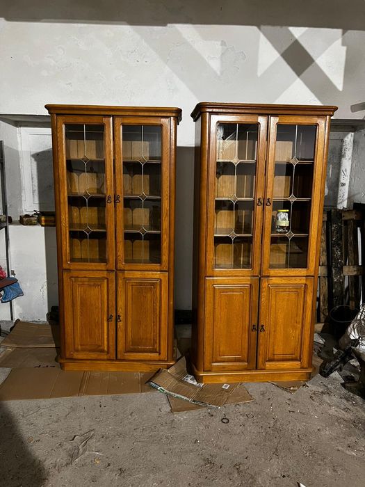 Witryny stylowe drewniane .Cena za 2 sztuki