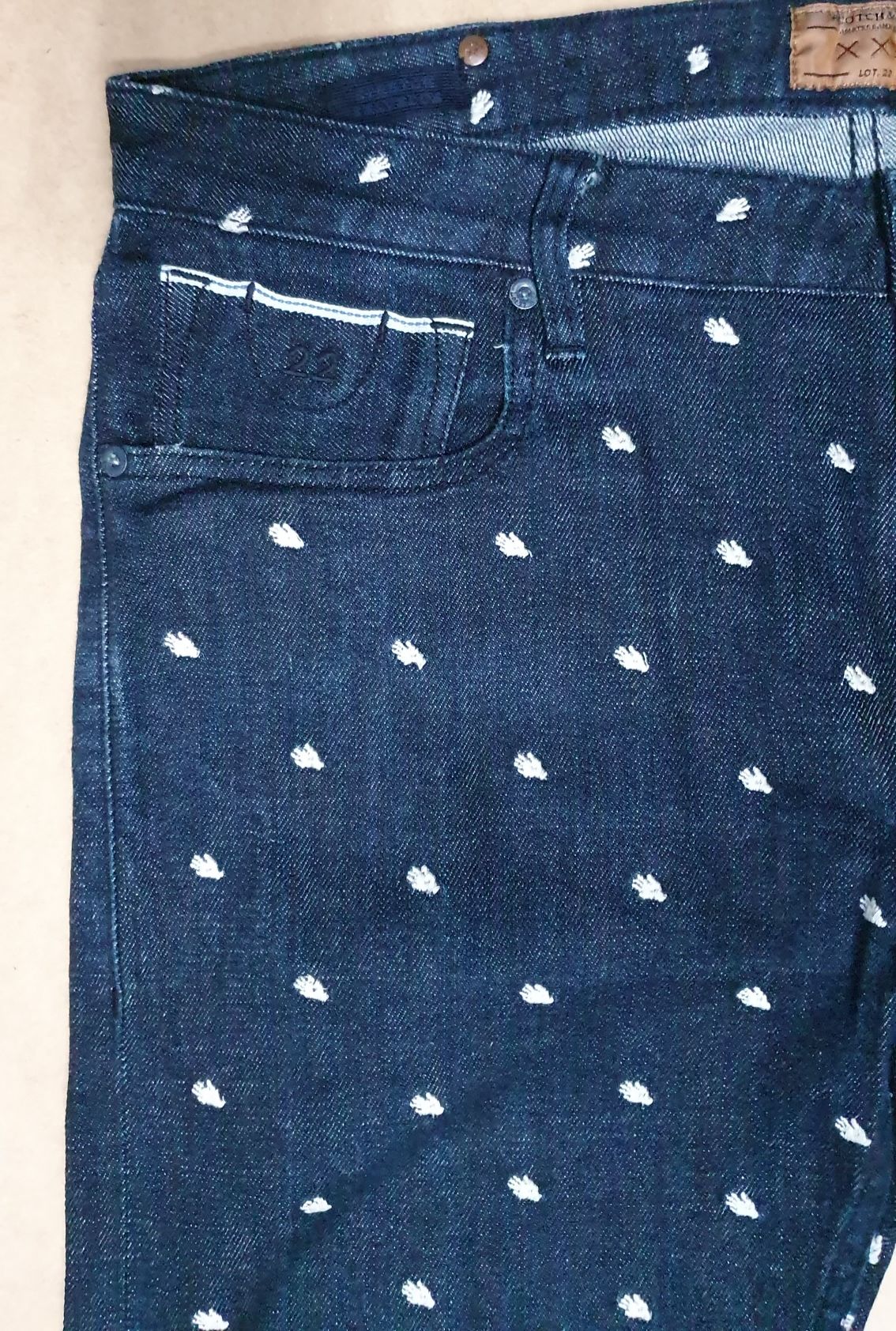 SCOTCH & SODA roz. XL pas 88 cm stretch selvedge super stan