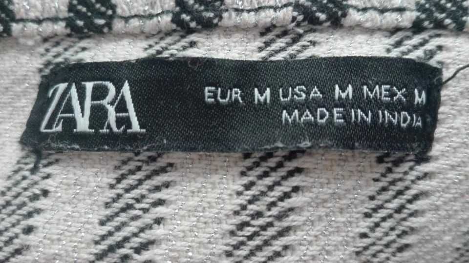 ZARA M torba miejska torebka shopper len