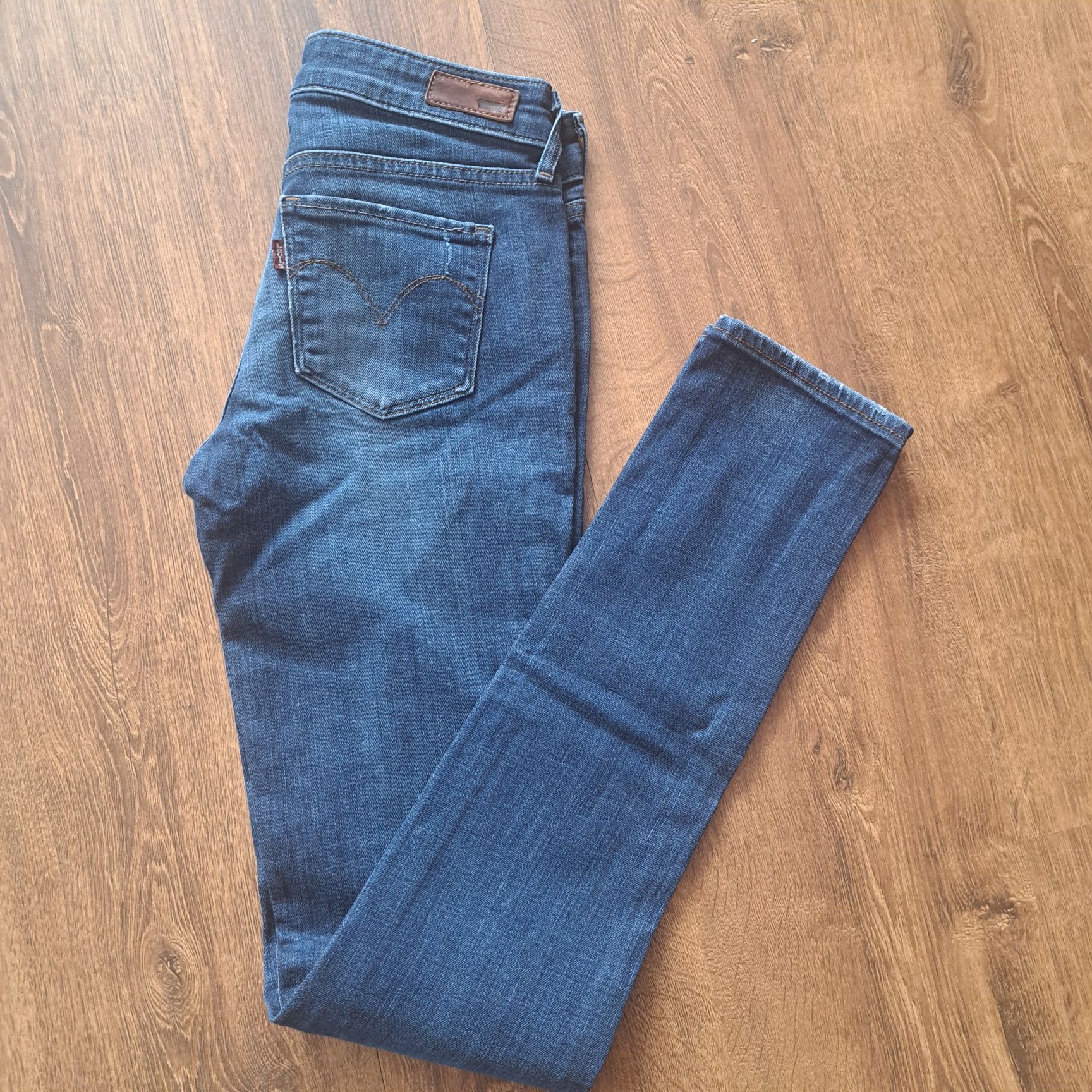 Spodnie damskie jeansowe 25 skinny