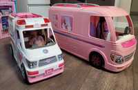 Kamper dla lalki Barbie FBR34 i Mobilna Klinika Frm19