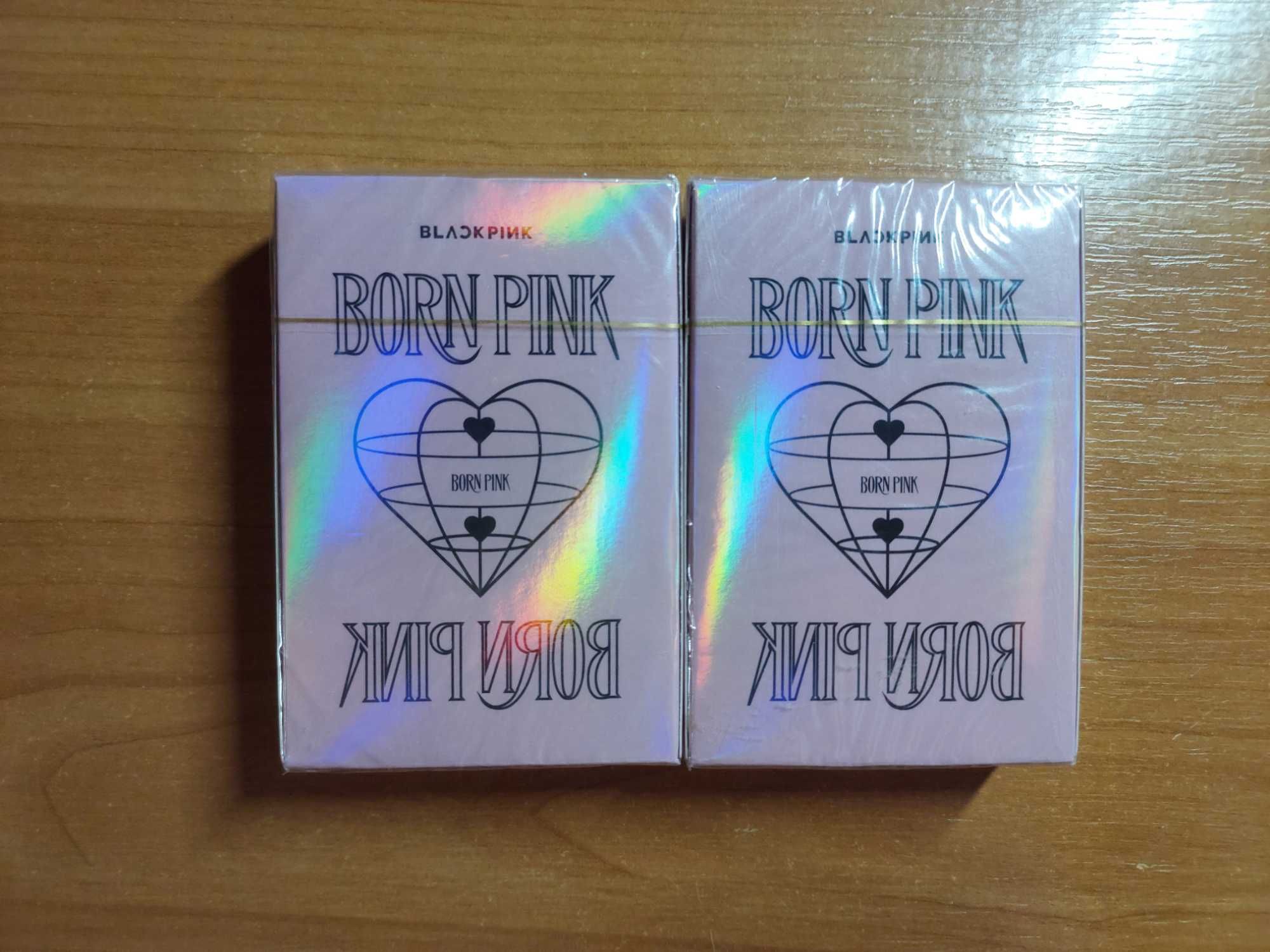 Голографічні картки блекпінк кпоп, blackpink "born pink" kpop