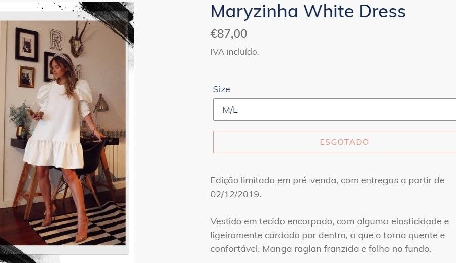 Vestido Maryzinha x OYEZ brand