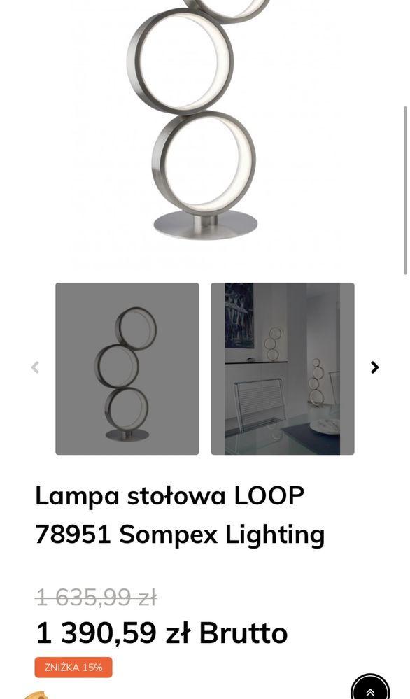 Lampa stołowa Sompex