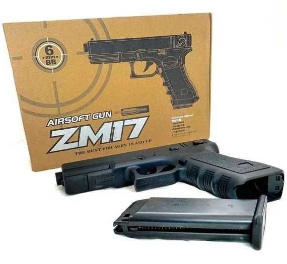 Дитячий пістолет Глок CYMA ZM17 Затворна затримка розборка кульки 6 мм