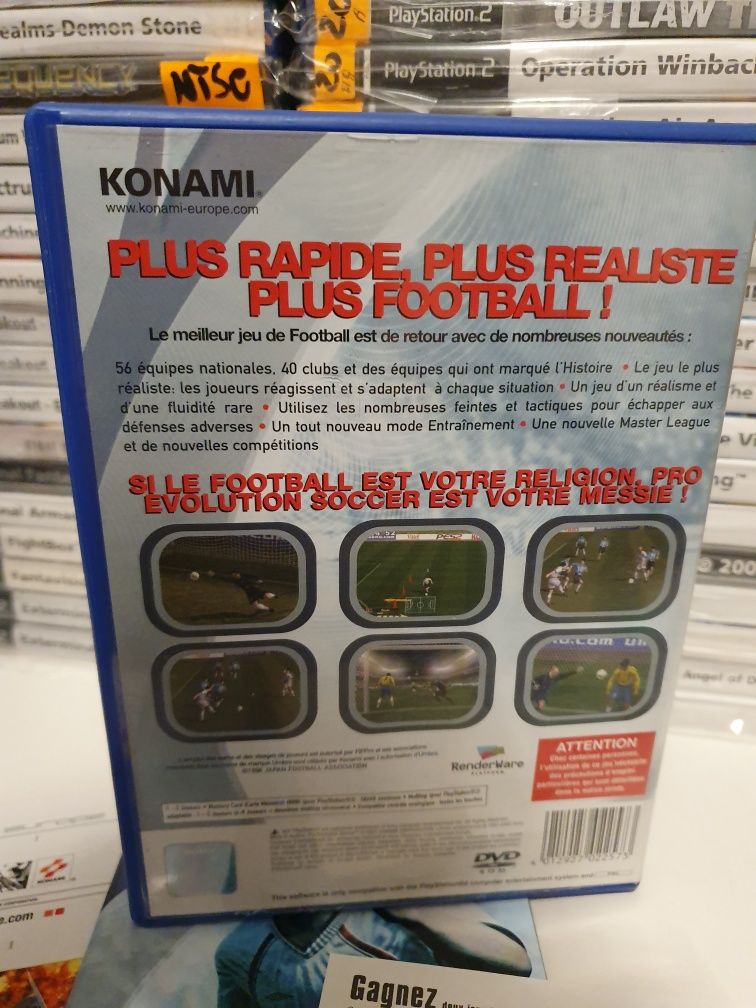 Gra gry Ps2 playstation 2 PES 2 Pro Evolution Soccer 2002 jak nowa