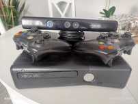 Konsola Xbox 360 ( 2 x pad / kinect, gry)