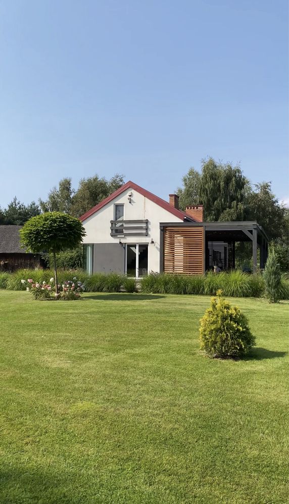 Domek z balią i jeziorem Jacuzzi Wypoczynek Wieczór Panieński
