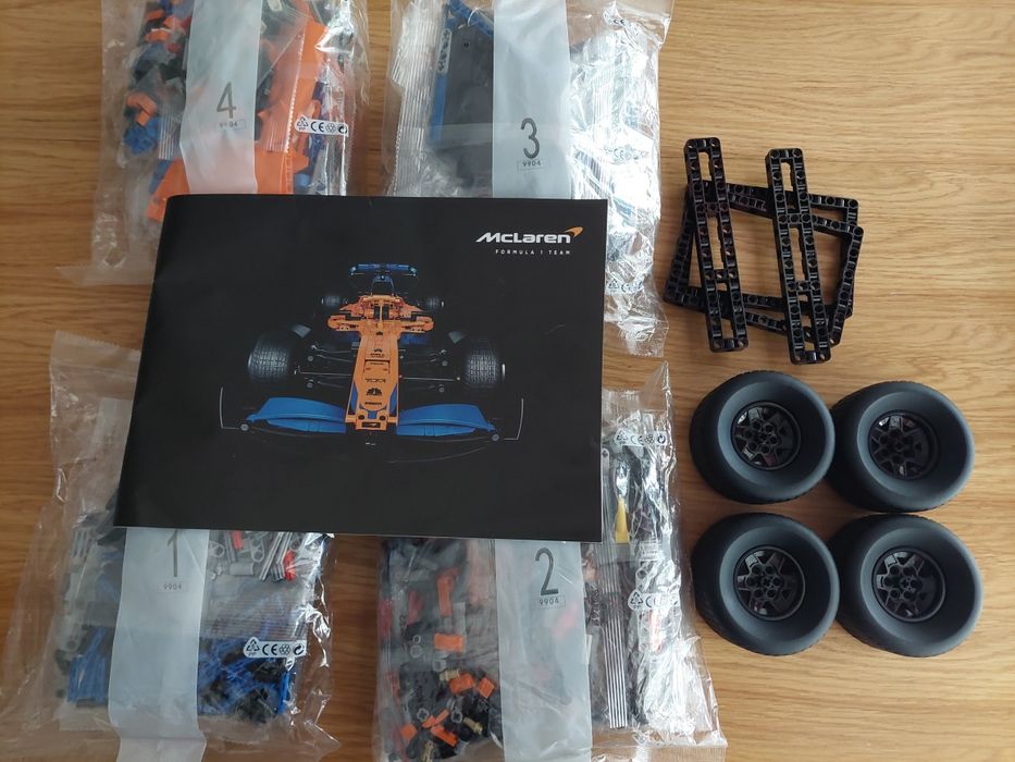 Klocki typu Technic 42141 bolid F1 McLaren Formula 1 (Lepin Cada)