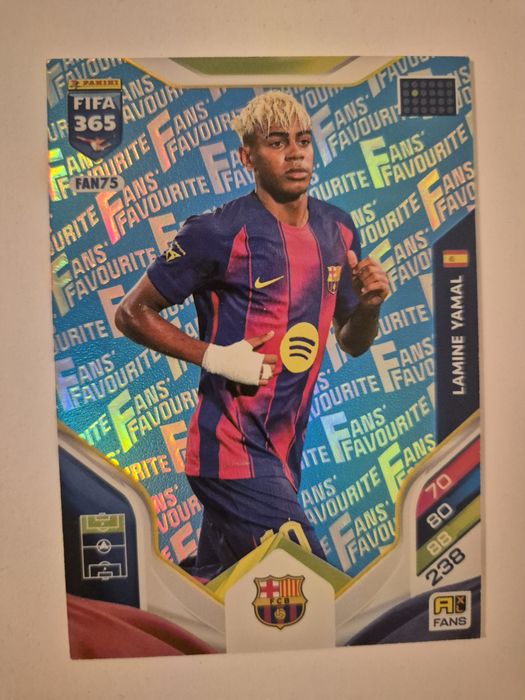 Karta piłkarska panini Lamine Yamal