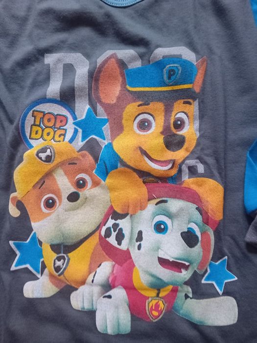 Piżama długi rękaw bawełna 100% traktor , koparka,strażak