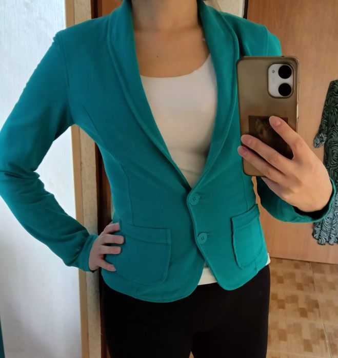 Marynarka turkusowa terranova