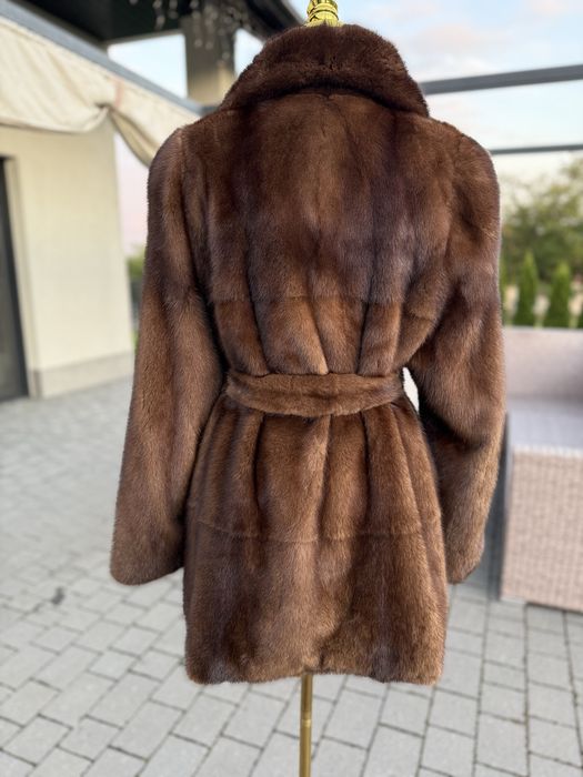 Futro naturalne z norek, grzbiety M L grzbiety